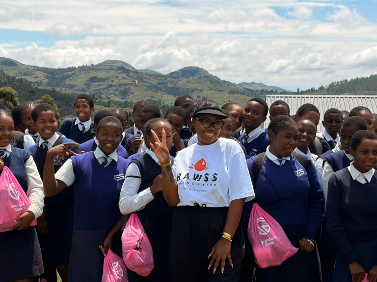 BAWWS Foundations Donates Sanitary Pads at Jubukweni High School